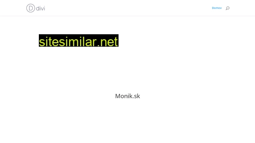 monik.sk alternative sites