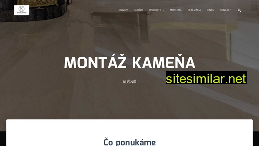 montazkamena.sk alternative sites
