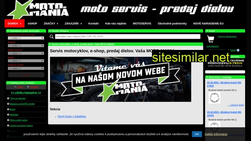 moto-mania.sk alternative sites