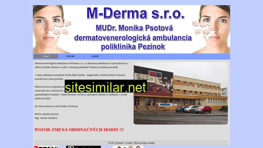 m-derma.sk alternative sites
