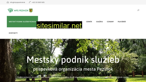mpspezinok.sk alternative sites