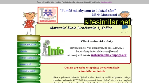 mshrnciarska.sk alternative sites