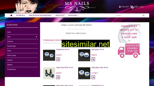 ms-nails.sk alternative sites