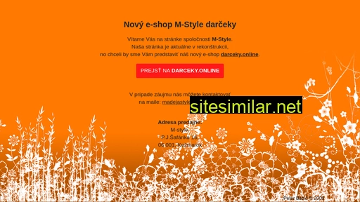 mstyle-darceky.sk alternative sites