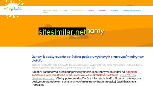 msvysehradska.sk alternative sites