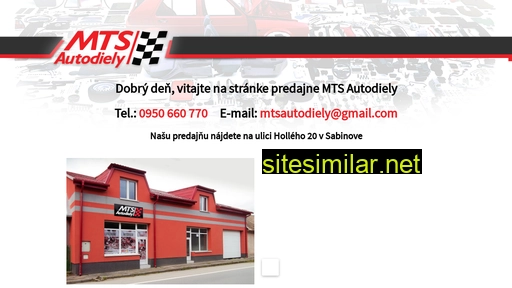 mtsautodiely.sk alternative sites