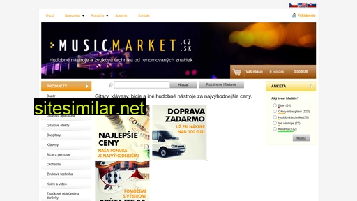 musicmarket.sk alternative sites