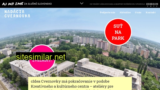 nadaciacvernovka.sk alternative sites