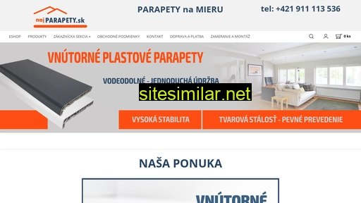 najparapety.sk alternative sites