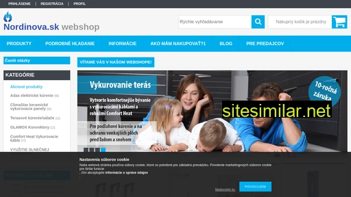 nordinova.sk alternative sites