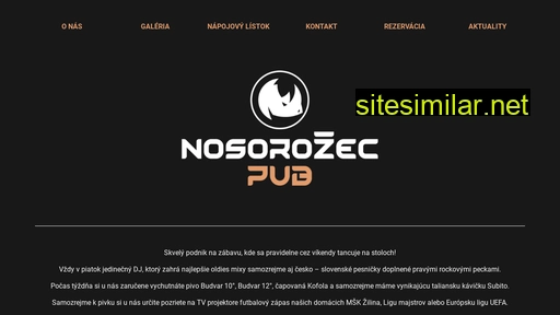 nosorozecpub.sk alternative sites