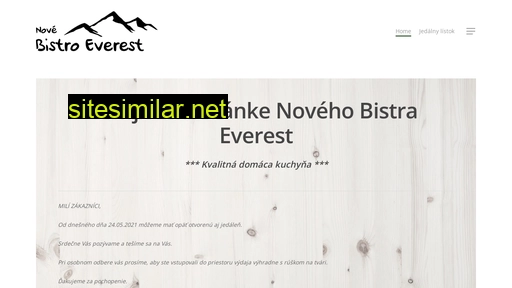 novebistroeverest.sk alternative sites