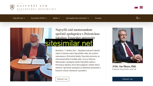 nsud.sk alternative sites