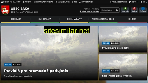 obecbaka.sk alternative sites