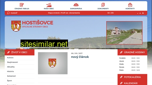obechostisovce.sk alternative sites