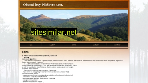 obecnelesy.sk alternative sites