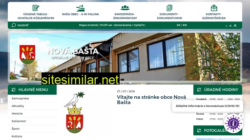obecnovabasta.sk alternative sites