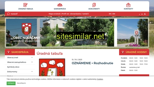 obecnovacany.sk alternative sites