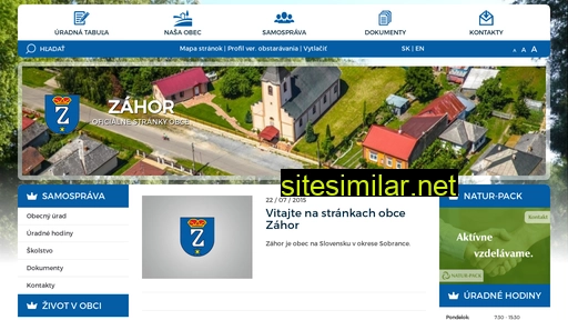obeczahor.sk alternative sites
