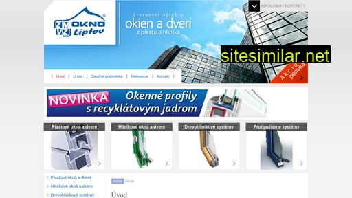 oknoliptov.sk alternative sites
