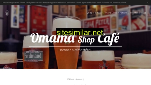 omamashopcafe.sk alternative sites
