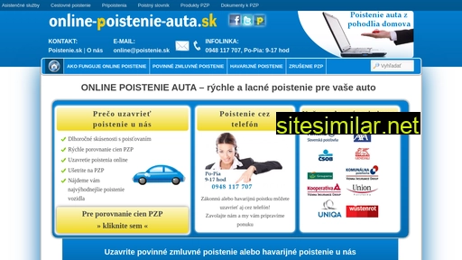online-poistenie-auta.sk alternative sites