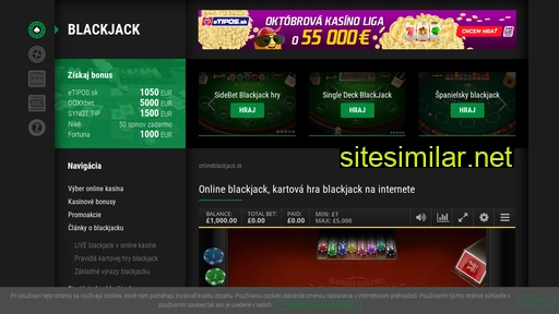 onlineblackjack.sk alternative sites