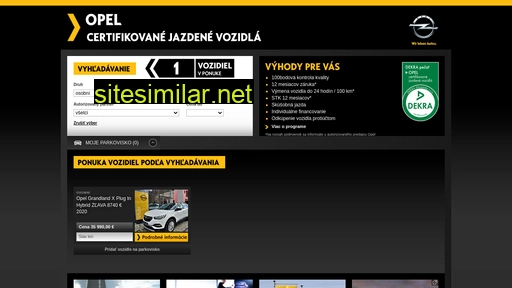 opel-jazdene.sk alternative sites