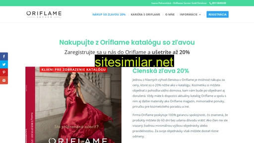 oriflame-zlava.sk alternative sites