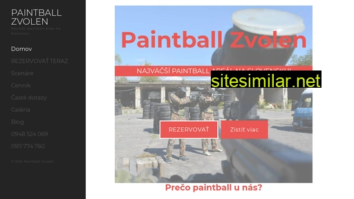 paintballzvolen.sk alternative sites