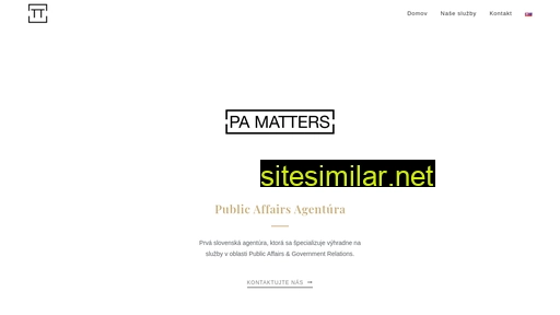 pamatters.sk alternative sites