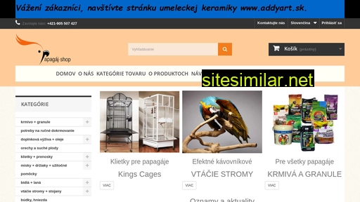 papagaj-shop.sk alternative sites