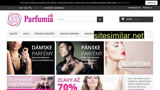 parfumia.sk alternative sites