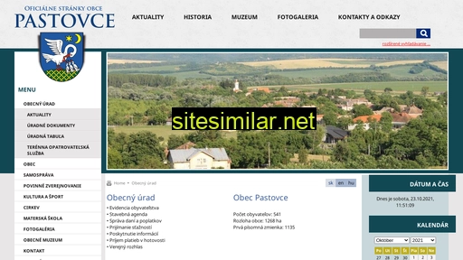 pastovce.sk alternative sites