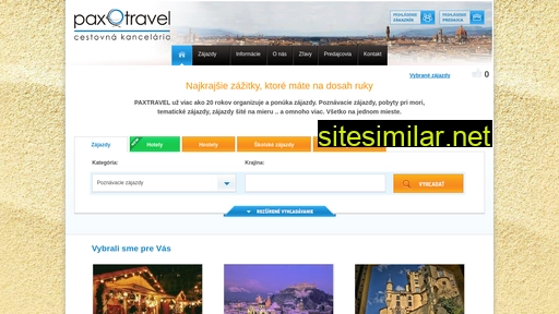 paxtravel.sk alternative sites