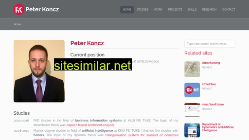 peter.koncz.sk alternative sites