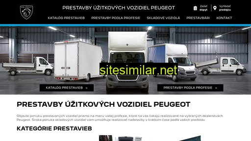 Peugeotprestavby similar sites