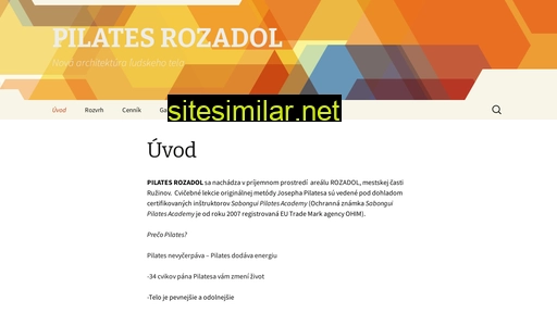 pilatesrozadol.sk alternative sites