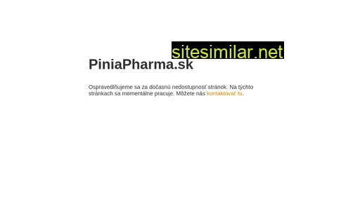 piniapharma.sk alternative sites