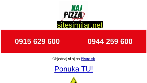 pizzanaj.sk alternative sites