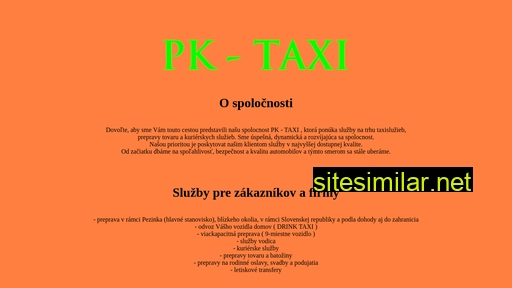 pk-taxi.sk alternative sites
