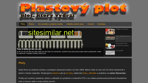 plastovyplot.sk alternative sites