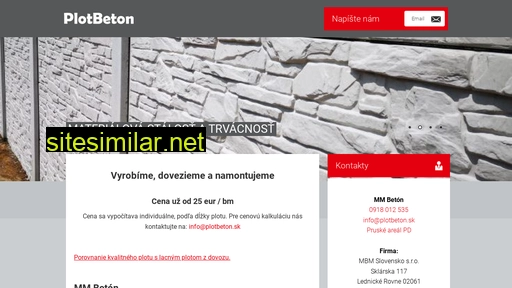 plotbeton.sk alternative sites