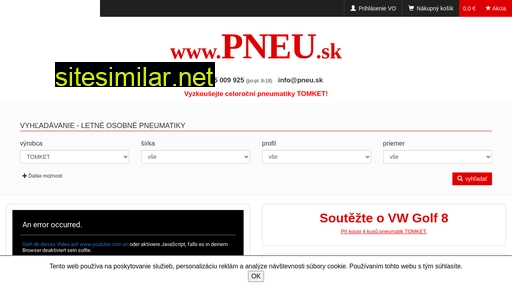 pneu.sk alternative sites