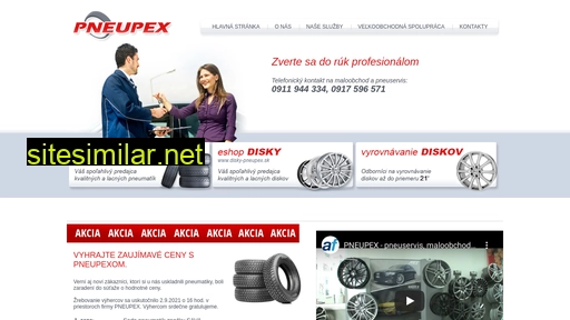 pneupex.sk alternative sites