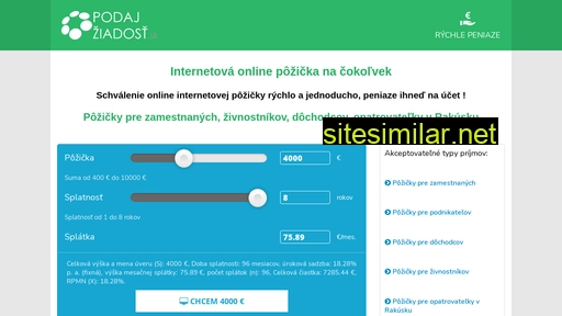 podajziadost.sk alternative sites