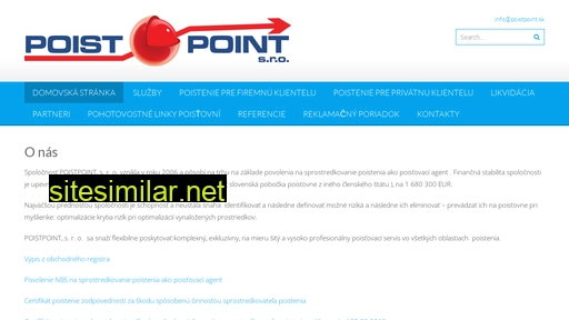 poistpoint.sk alternative sites