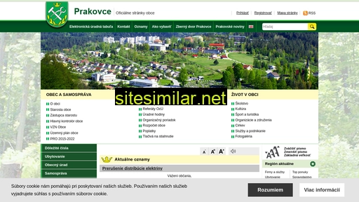 prakovce.sk alternative sites