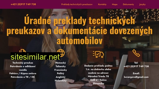 prekladytechnickychpreukazov.sk alternative sites