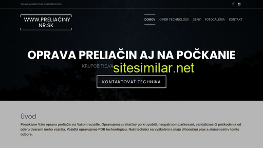 preliacinynr.sk alternative sites